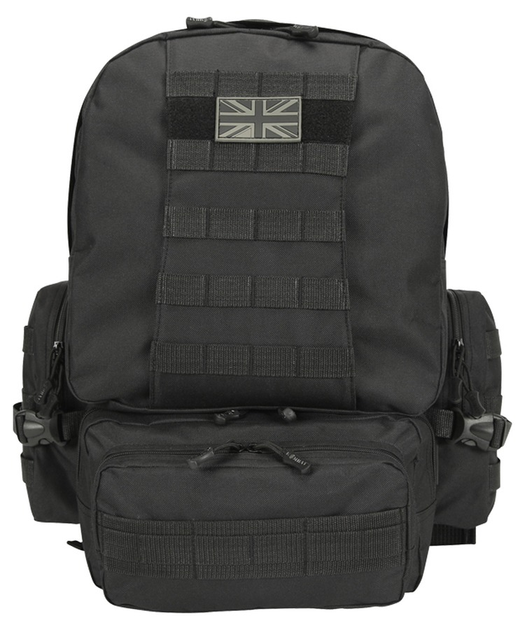 Рюкзак KOMBAT UK Expedition Pack чорний Розмір: 50л - зображення 2