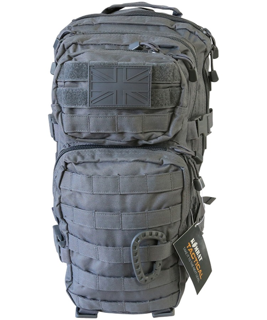 Рюкзак тактичний KOMBAT UK Small Assault Pack, сірий, 28л - изображение 2
