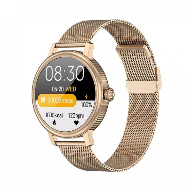 Женские умные часы Lemfo CF90 с AMOLED экраном, измерением давления и ...