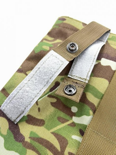 Подсумок Сумка Сброса пустых Магазинов 30*30*25 с MOLLE+Крепление - Тактический Мешок Сумка для гильз Clefers Tactical C30 - Мультикам (5002361) - изображение 4