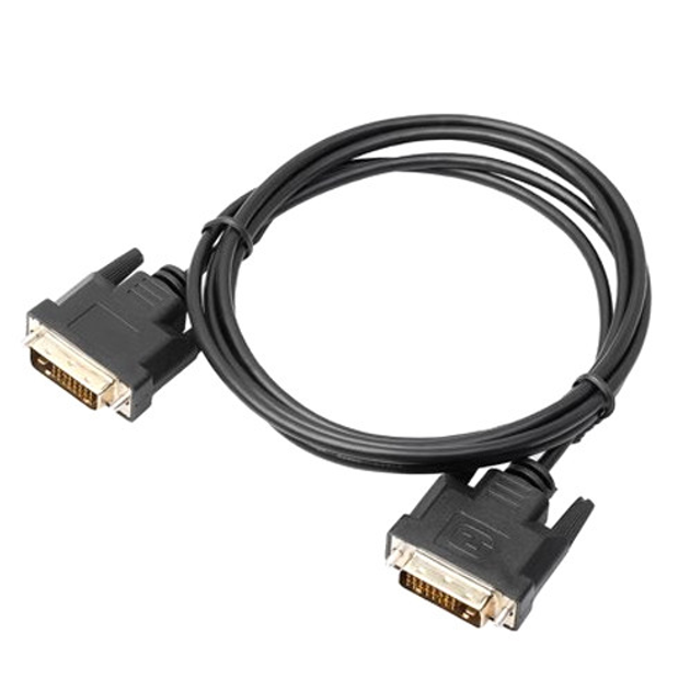 Кабель DVI-D - DVI-D 24/1 1.8м позолоченный черный – фото, отзывы ...