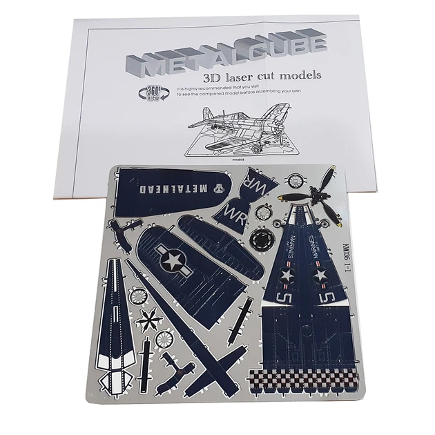 3D пазл истребитель F4U fighter - изображение 2