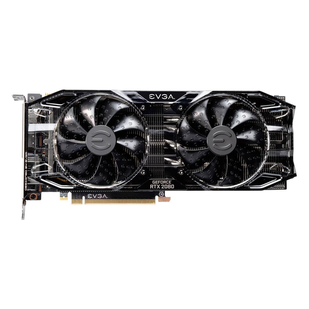 Видеокарта EVGA RTX 2080 Black Edition Gaming (08G-P4-2081-KR) (8 Гб ...