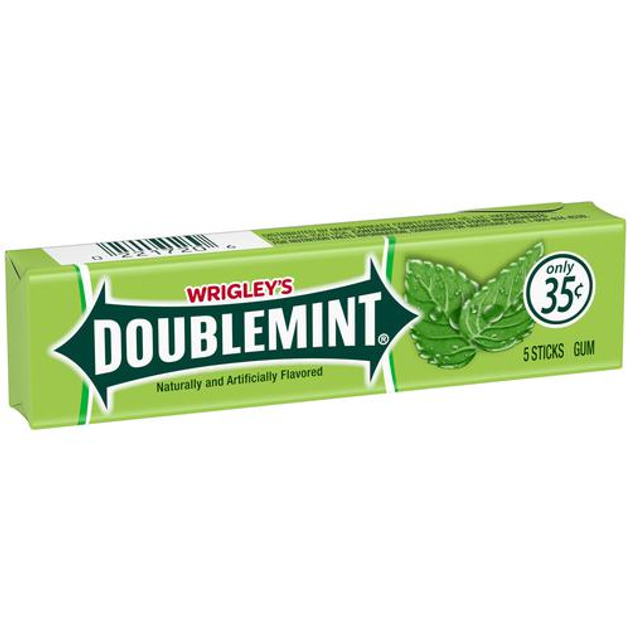 Жевательная резинка Wrigley's Doublemint (5 пластинок) от продавца ...