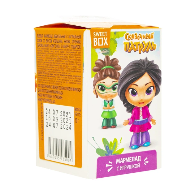 Сказочный Патруль Свит бокс Sweet box Мармелад с игрушкой в