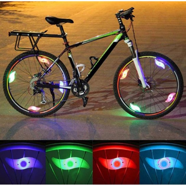 Подсветка для колес велосипеда