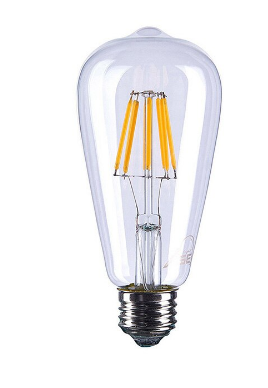 Світлодіодна лампа EGE LED Філамент Едісон(Filfmtnt Edison) 6 W ST64 4000К Е27 - зображення 2