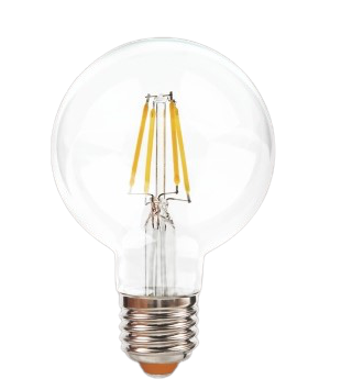 Світлодіодна лампа EGE LED Filament Edison(Філамент едісон) 6W G80 4000К Е27 - зображення 2