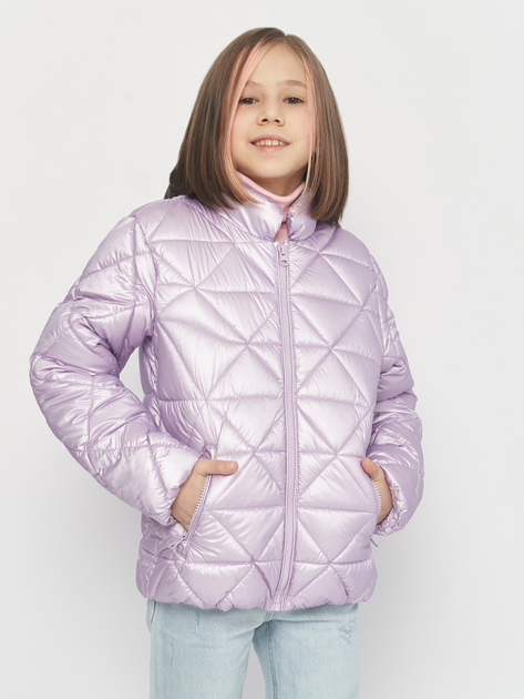 Акція на Дитяча демісезонна куртка для дівчинки Minoti 12COAT 16 37634KID 80-86 см Бузкова від Rozetka