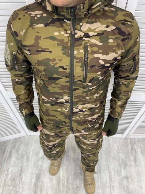 Тактическая зимняя теплая военная форма комплект Accord Tactical ( Куртка + Штаны ), Камуфляж: Мультикам, Размер: XL - изображение 2