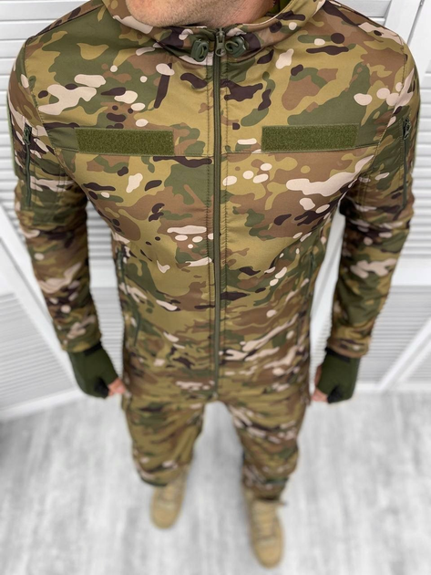 Тактическая теплая зимняя военная форма комплект костюм ( Куртка + Штаны ), Камуфляж: Мультикам, Размер: XXL - изображение 2