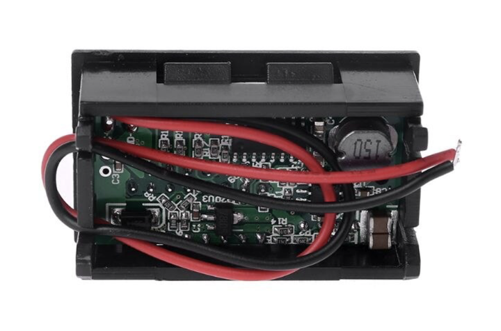 Автомобільний вольтметр/тестер із двома USB портами/зарядками. Арт. - 100806с - зображення 2