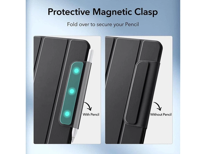 Магнитный чехол-книжка с фиксатором BBM1 Magnetic Case для iPad mini 6 8.3" 2021/mini 7 8.3" 2024 Черный - изображение 5