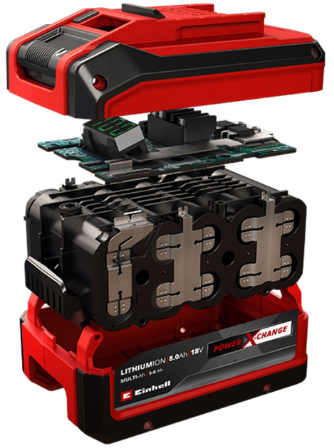 Аккумулятор для инструмента Einhell PXC Plus 18 В Li-Ion 5-8 Ач (4511600) - изображение 2