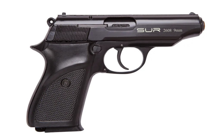 Стартовий пістолет SUR 2608 Black + додатковий магазин - зображення 1