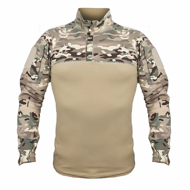 Рубашка мужская Pave Hawk PLY-11 Camouflage CP 3XL с длинными рукавами - изображение 1