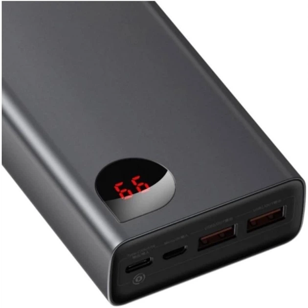 Powerbank Baseus Adaman Metal Digital Display 20000 mAh 65 W, Black (PPIMDA-D01) - obraz 5