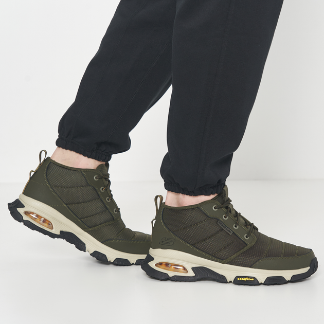 Мужские ботинки Skechers 237317 OLV 41 26 см Зеленые (196311584299) – в ...