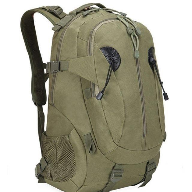 Рюкзак нейлоновий, міцний, для туризму, полювання, риболовлі Molle Assault A57 олива, 40 л - зображення 1
