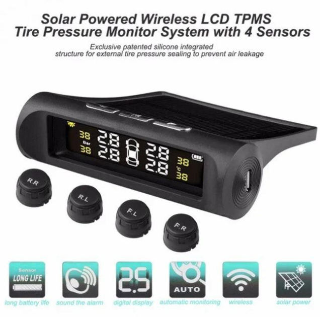 Система контроля давления в шинах MHZ TPMS SOLAR 7582 - изображение 2