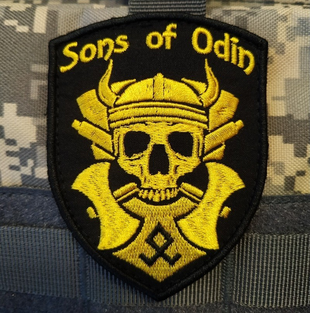 Нашивка на липучке ''Sons of odin'' - изображение 1