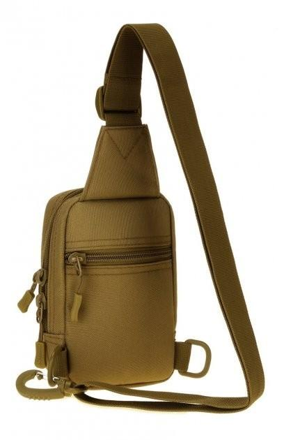 Тактична нагрудна сумка Захисник 139 хакі - зображення 2