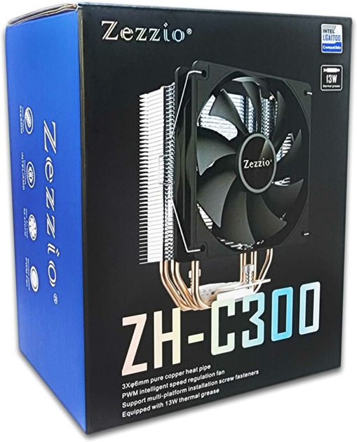Кулер Zezzio ZH-C300 - изображение 7