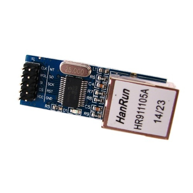Модуль мини-веб-сервера ENC28J60 Ethernet для Arduino Nano v3.0