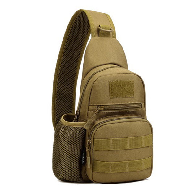 Тактическая военная сумка рюкзак EDC однолямочный Protector Plus X216 Coyote - изображение 2