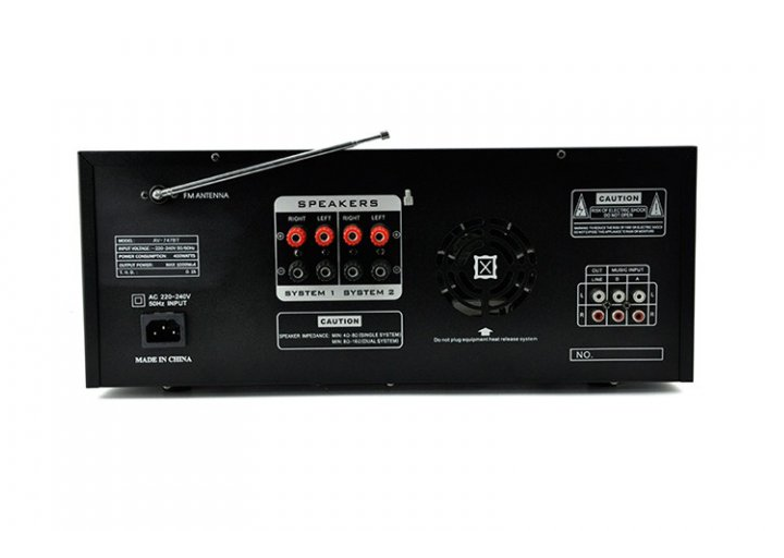 Усилитель звука UKC AMP 747 Bluetooth / USB / SD/MMC / Микрофонные входа - изображение 3