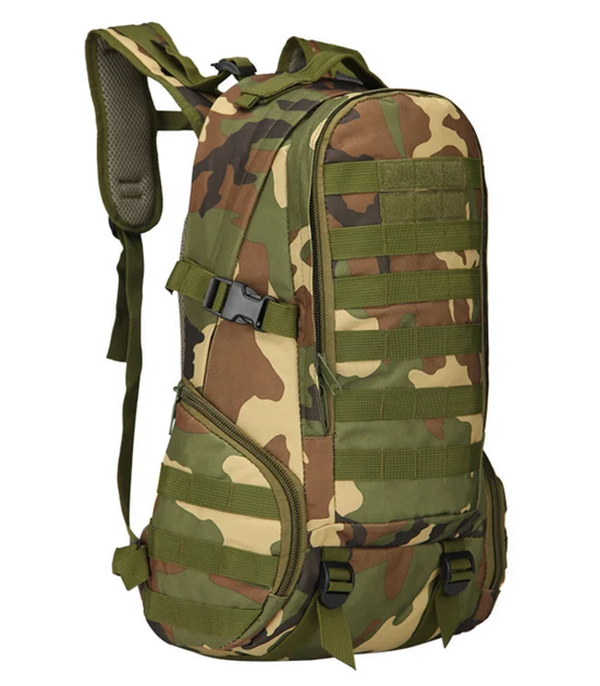 Рюкзак штурмовой тактический B07 35л Molle вудленд - изображение 1
