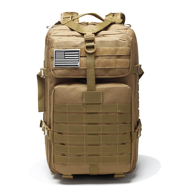 Рюкзак тактический военный ZE-002 35 л песочный - изображение 1