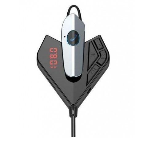 Автомобильный MP3 Трансмиттер FM–модулятор V11 +earphone bluetooth гарнитура - Фото 2 Автомобильный MP3 Трансмиттер FM–модулятор V11 +earphone bluetooth гарнитура - изображение 2