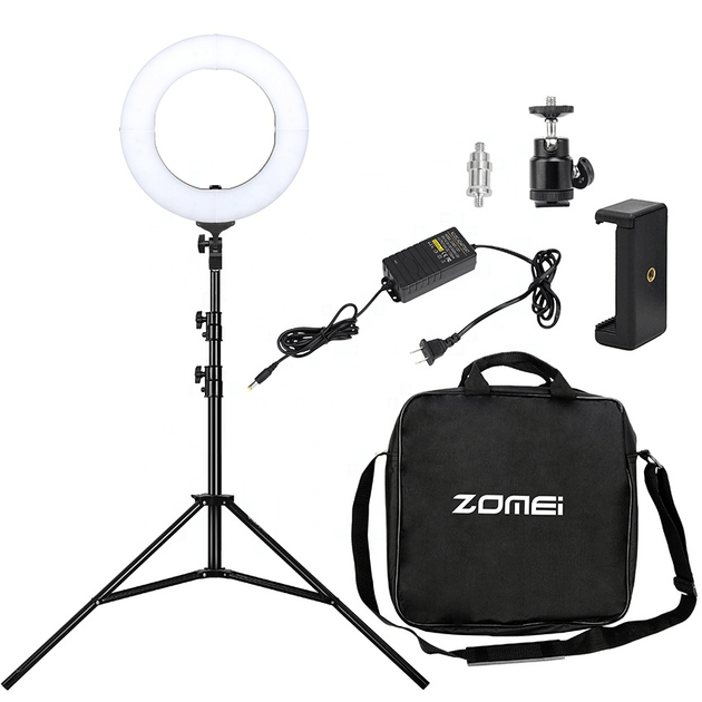 Селфи лампа и LED освещением 18 ZM448 180cm Tripod Stand Plug Powered 3200-5600K - Фото 5 Селфи лампа и LED освещением 18 ZM448 180cm Tripod Stand Plug Powered 3200-5600K - изображение 5