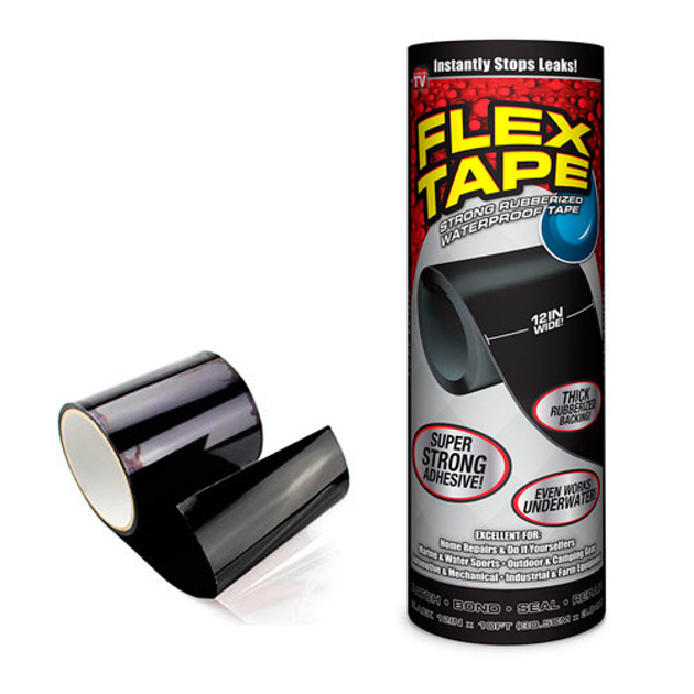 Водонепроницаемая изоляционная лента FLEX TAPE 150x30см прорезиненная ...
