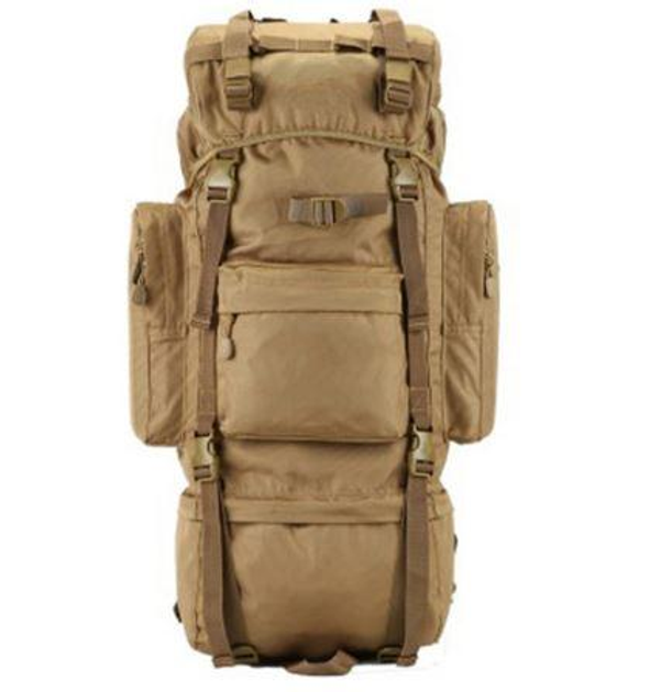 Рюкзак тактический A21 70 л, песочный - изображение 2