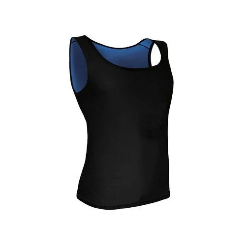 Майка чоловіча Топик для схуднення Sweat Shaper S/M чорний - Фото 1 Майка чоловіча Топик для схуднення Sweat Shaper S/M чорний - зображення 1