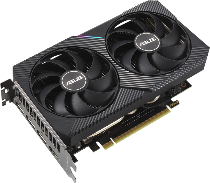 Видеокарта Asus PCI-Ex GeForce RTX 3060 Dual OC Edition 8GB GDDR6 (128bit) (1867/15000) (1 x HDMI, 3 x DisplayPort) (DUAL-RTX3060-O8G) - изображение 2