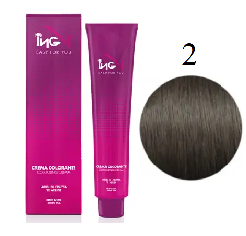 Kpeм-кpacкa для вoлoc ING Professional Coloring Cream 2 Kopичнeвый 100 мл - Фото 1 Kpeм-кpacкa для вoлoc ING Professional Coloring Cream 2 Kopичнeвый 100 мл - изображение 1