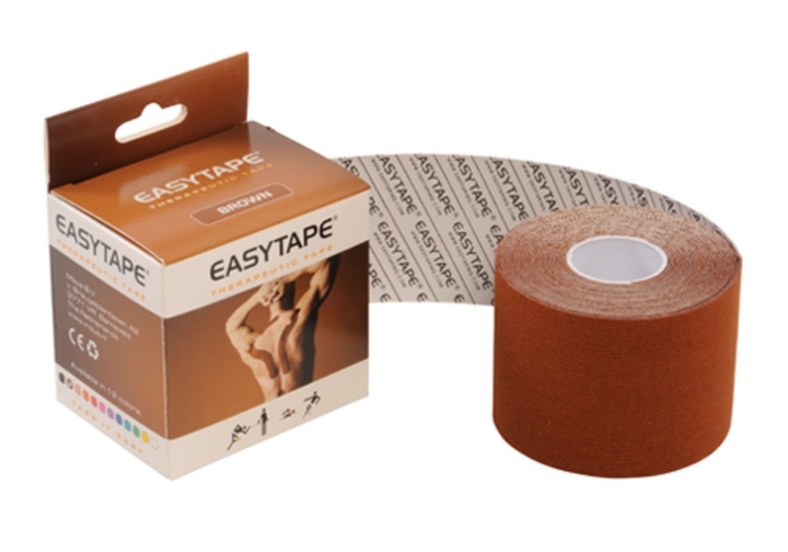 Терапевтичний тейп Easy tape коричневого кольору - зображення 1