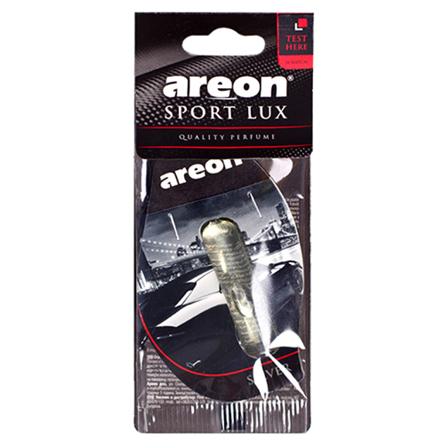 Освежитель воздуха жидкий листик AREON SPORT LUX Silver 5ml