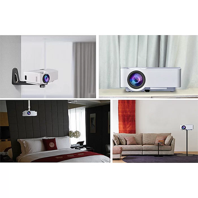 Мультимедійний світлодіодний проектор WiFi XPro XPA8 HD 720p, 1800Лм, з динаміком, портативний домашній кінотеатр - Фото 9 Мультимедійний світлодіодний проектор WiFi XPro XPA8 HD 720p, 1800Лм, з динаміком, портативний домашній кінотеатр - зображення 9