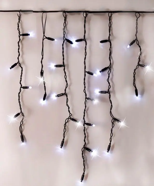 Вулична світлодіодна гірлянда бахрома Magnetic 3.3-W-2 200 LED 10*1.5 метрів, колір свічення Білий, зі з'єднувачем, IP65 - Фото 3 Вулична світлодіодна гірлянда бахрома Magnetic 3.3-W-2 200 LED 10*1.5 метрів, колір свічення Білий, зі з'єднувачем, IP65 - зображення 3