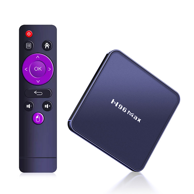 Смарт ТВ приставка H96 MAX V12 4/64 Гб Smart TV Box Android 12 (542-1 ...