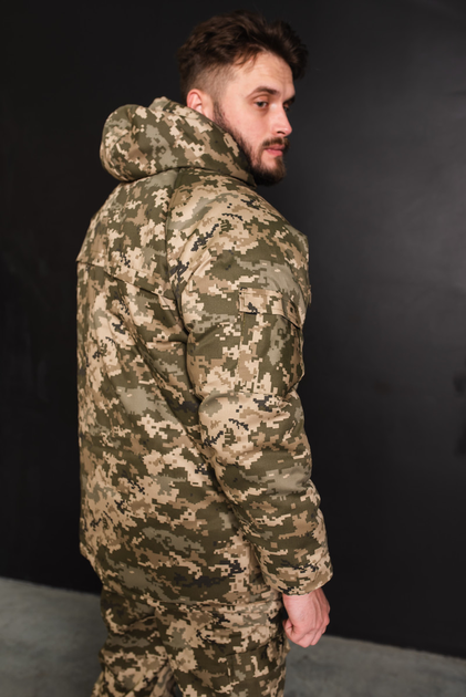 Куртка-бушлат военная мужская тактическая ВСУ (ЗСУ) Пиксель 8741 54 размер - изображение 2