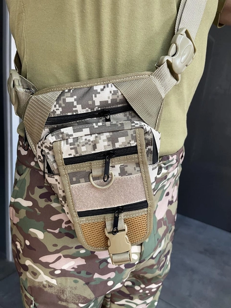 Кобура (сумка) на пояс или через плечо, Пиксель, закрытая кобура для оружия - изображение 1
