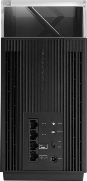 Маршрутизатор Asus ZenWiFi Pro ET12 AXE11000 1PK Black (90IG05Z0-MO3A10) MESH система WiFi6e / AX11000 / 2.5Гбіт/с - зображення 3