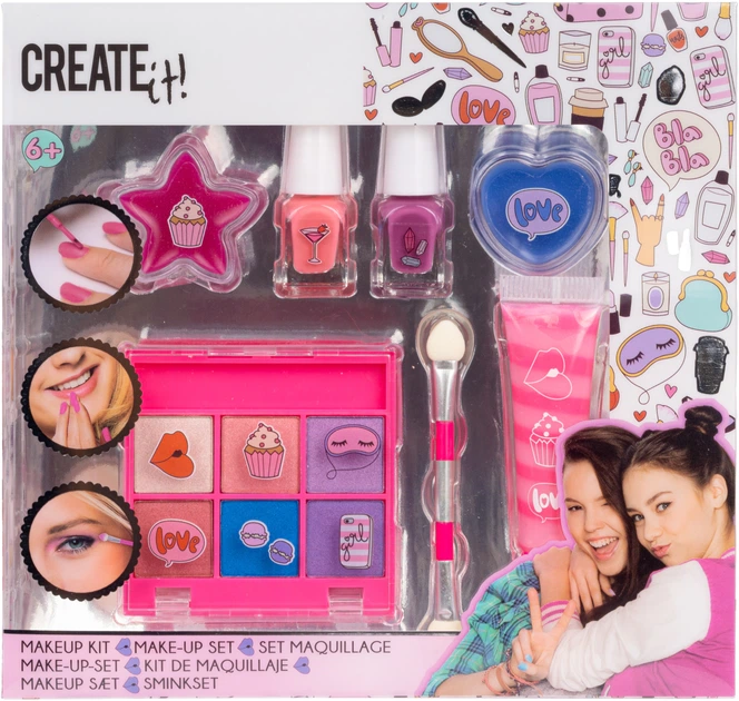 RT-179227　専用　キャンメイク 19×10&17×1　セット Набор косметики Create it! Girl 7 предметов (TOYS84507) – игрушки