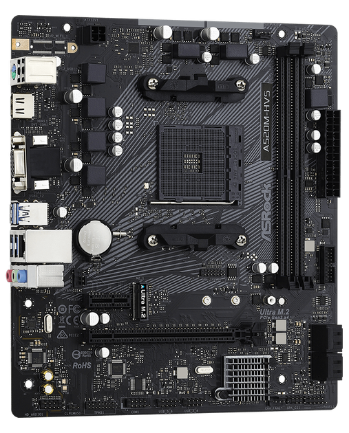 Płyta główna ASRock A520M-HVS (sAM4, AMD A520, PCI-Ex16) - obraz 3