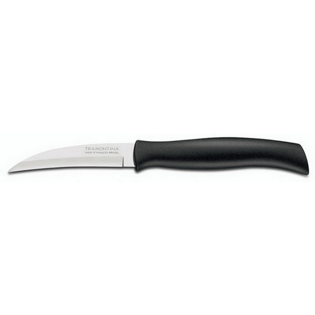 Ножи Tramontina ATHUS 76 мм шкуросъемные черные 12 шт - изображение 1